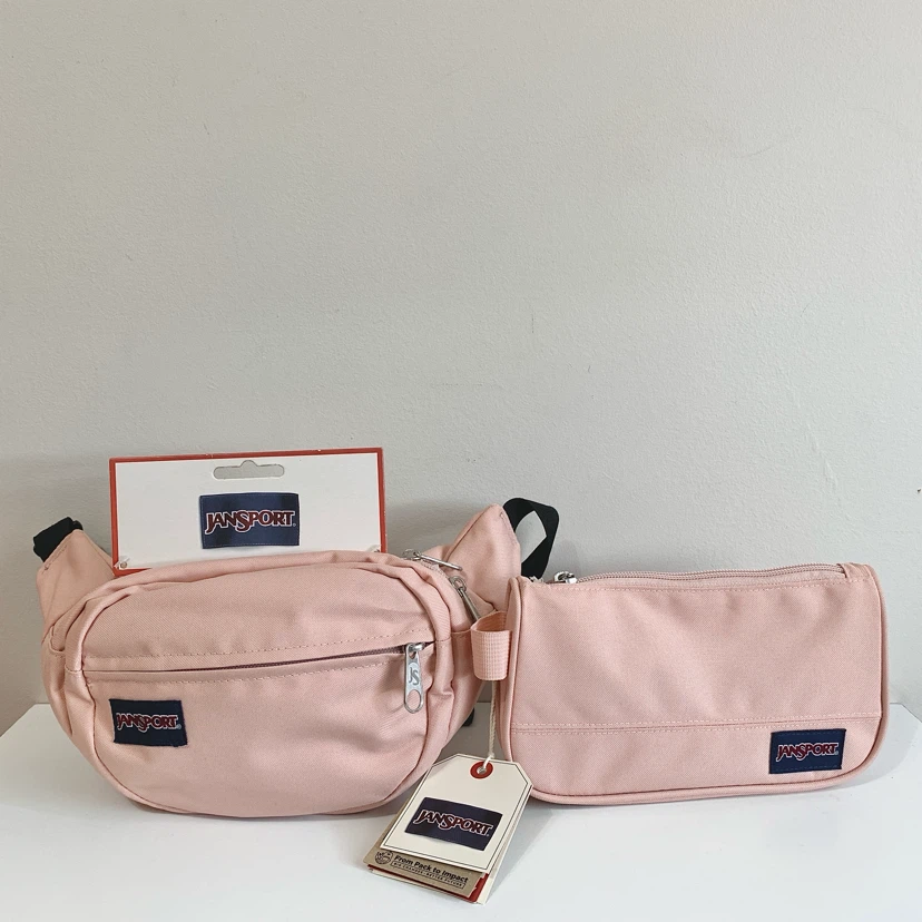 Jansport Cross Body/Waist Bag and Accessory Pouch (2 Pieces) NEW