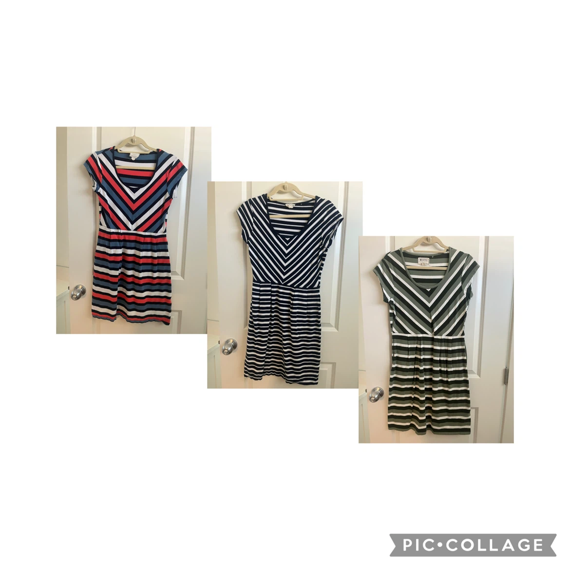 Three Striped Sundresses