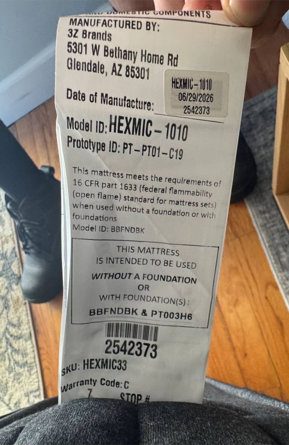 Helix Midnight Luxe Twin Mattress New - photo 5
