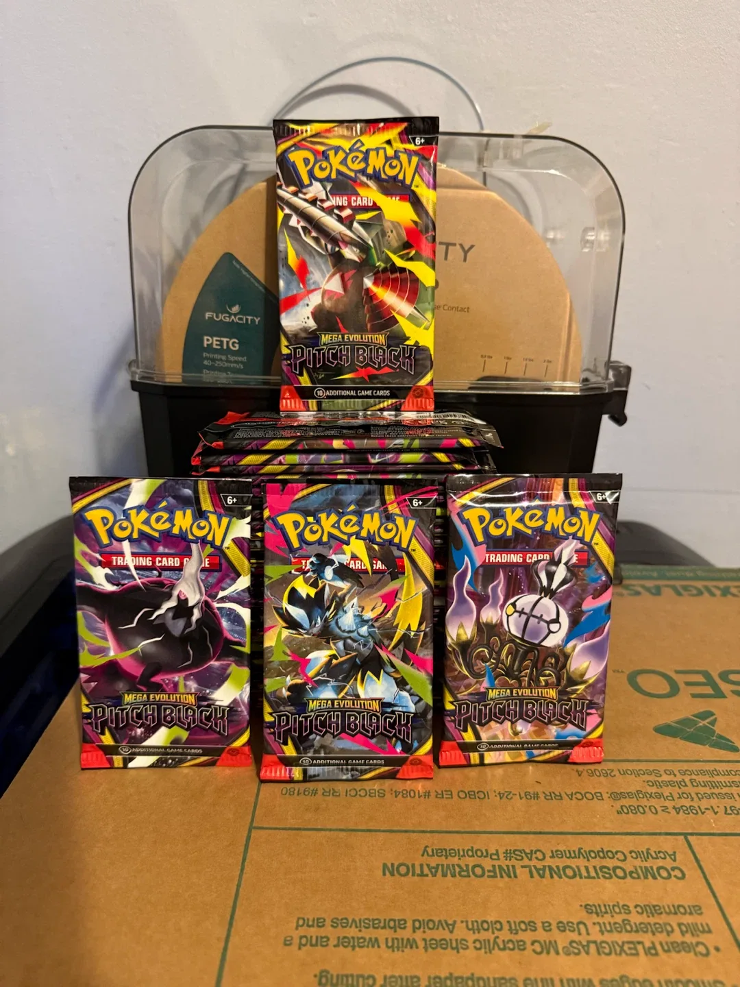 Pokemon Pitch Black Mega Evolution Trading Card Packs