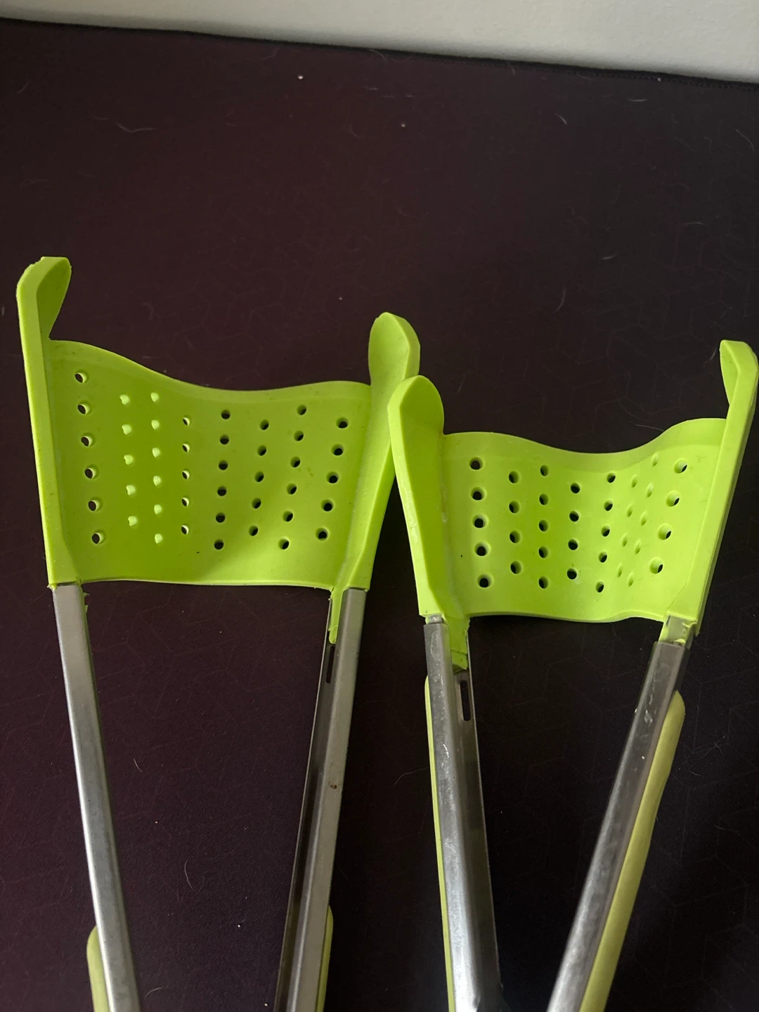 Lime Green Kitchen Tongs Set - photo 2