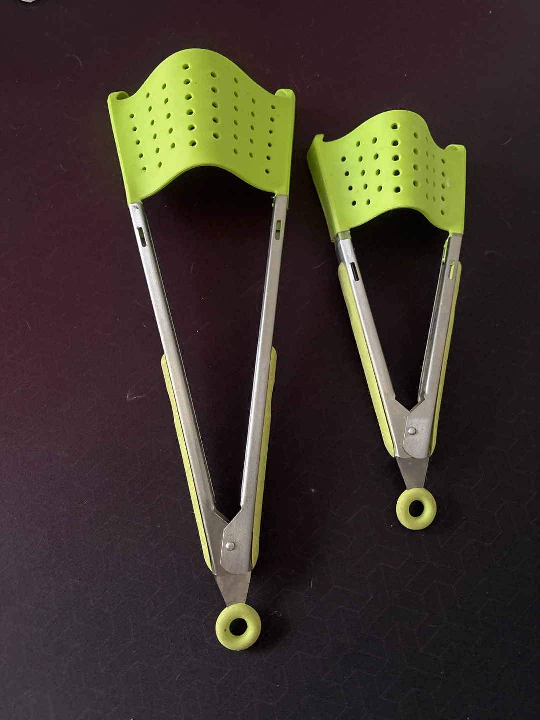 Lime Green Kitchen Tongs Set - photo 4