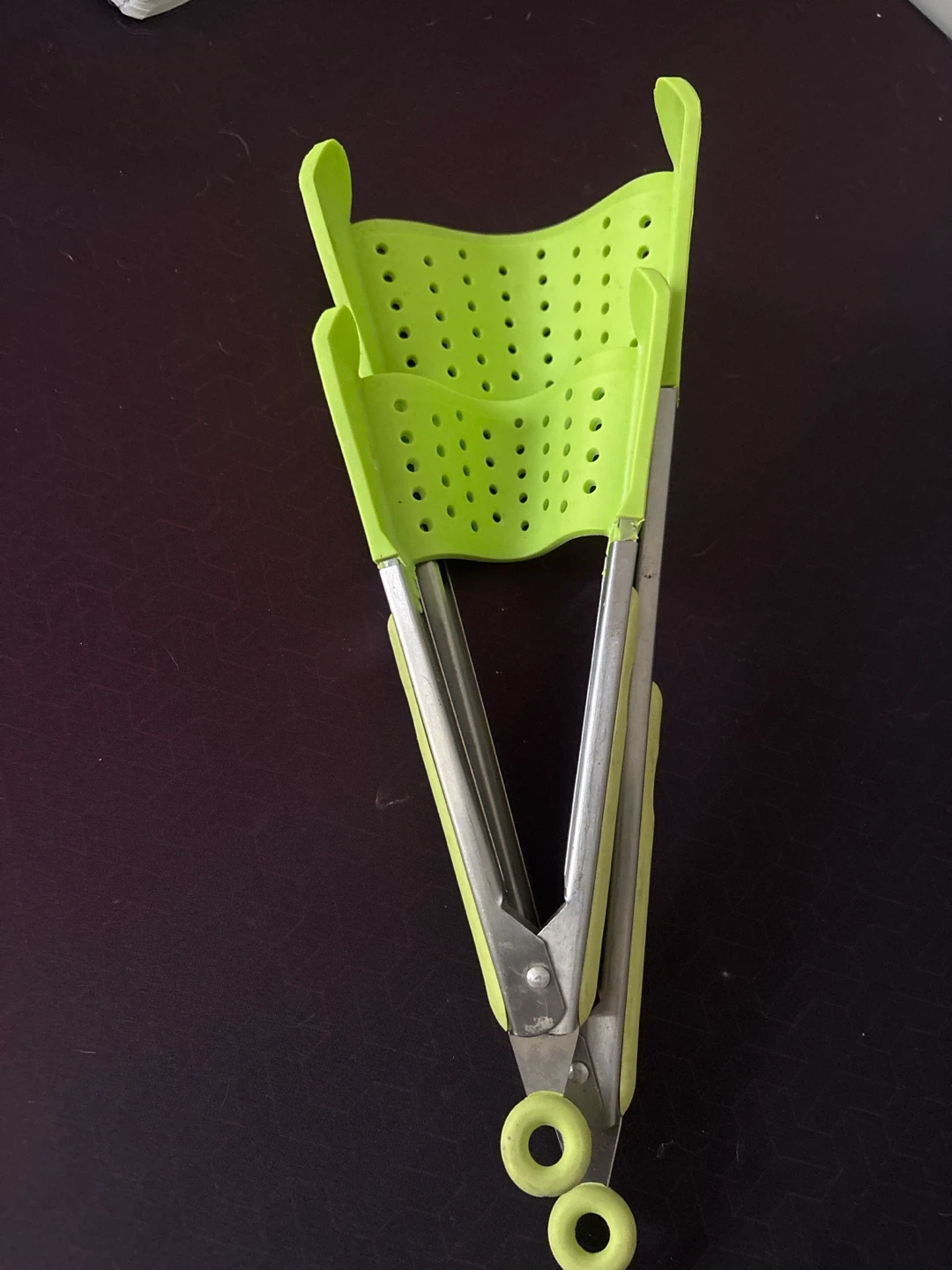Lime Green Kitchen Tongs Set - photo 5