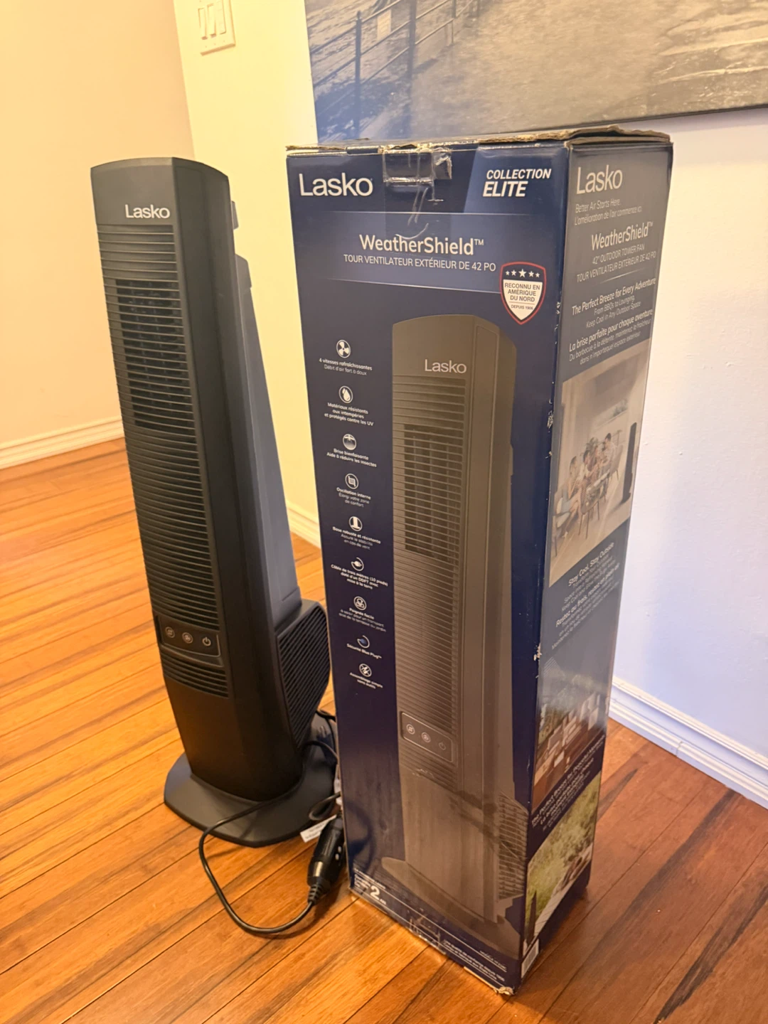 Lasko WeatherShield Tower Fan - photo 2