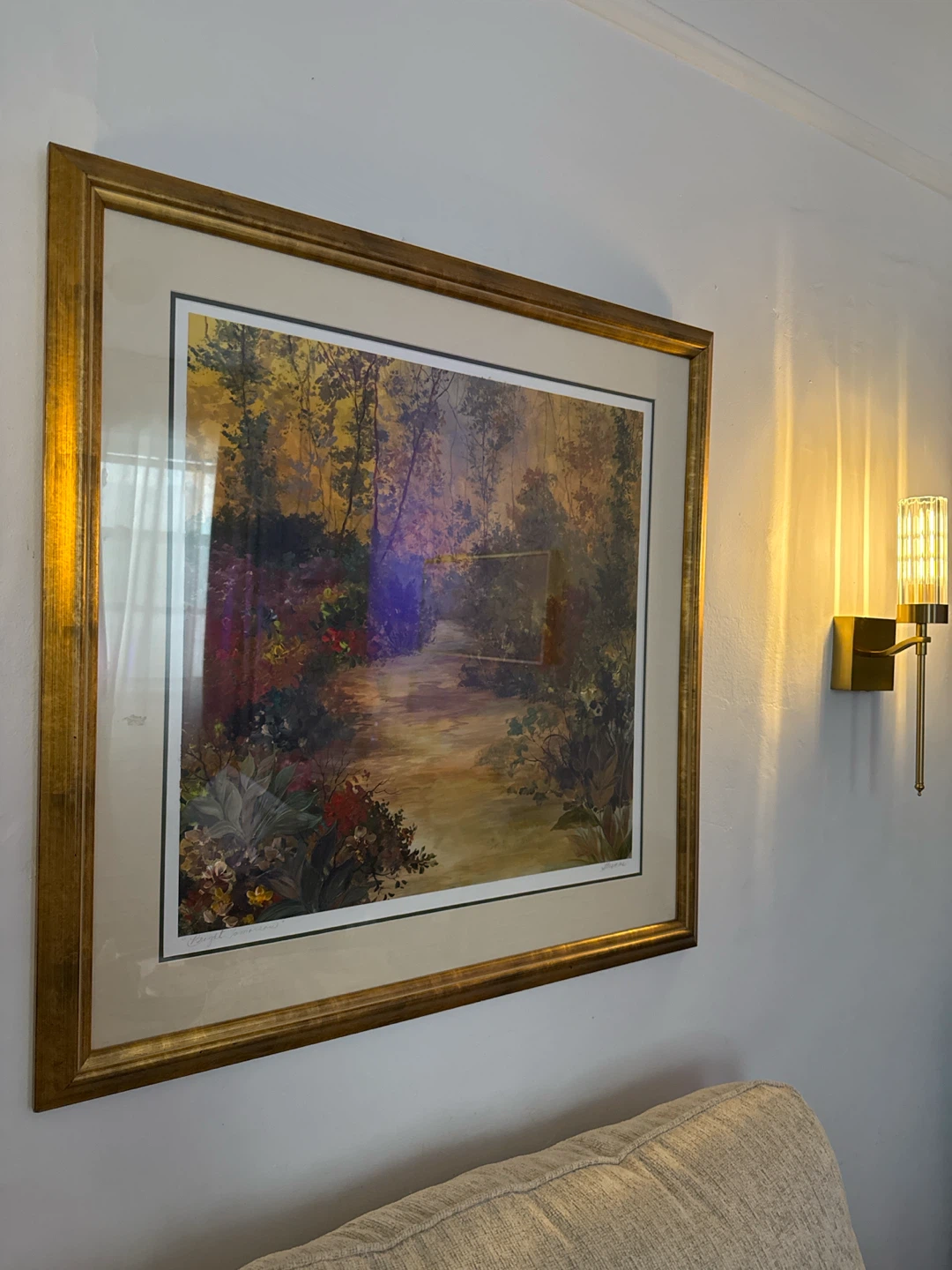 Signed "Bright Tomorrow" Framed Art