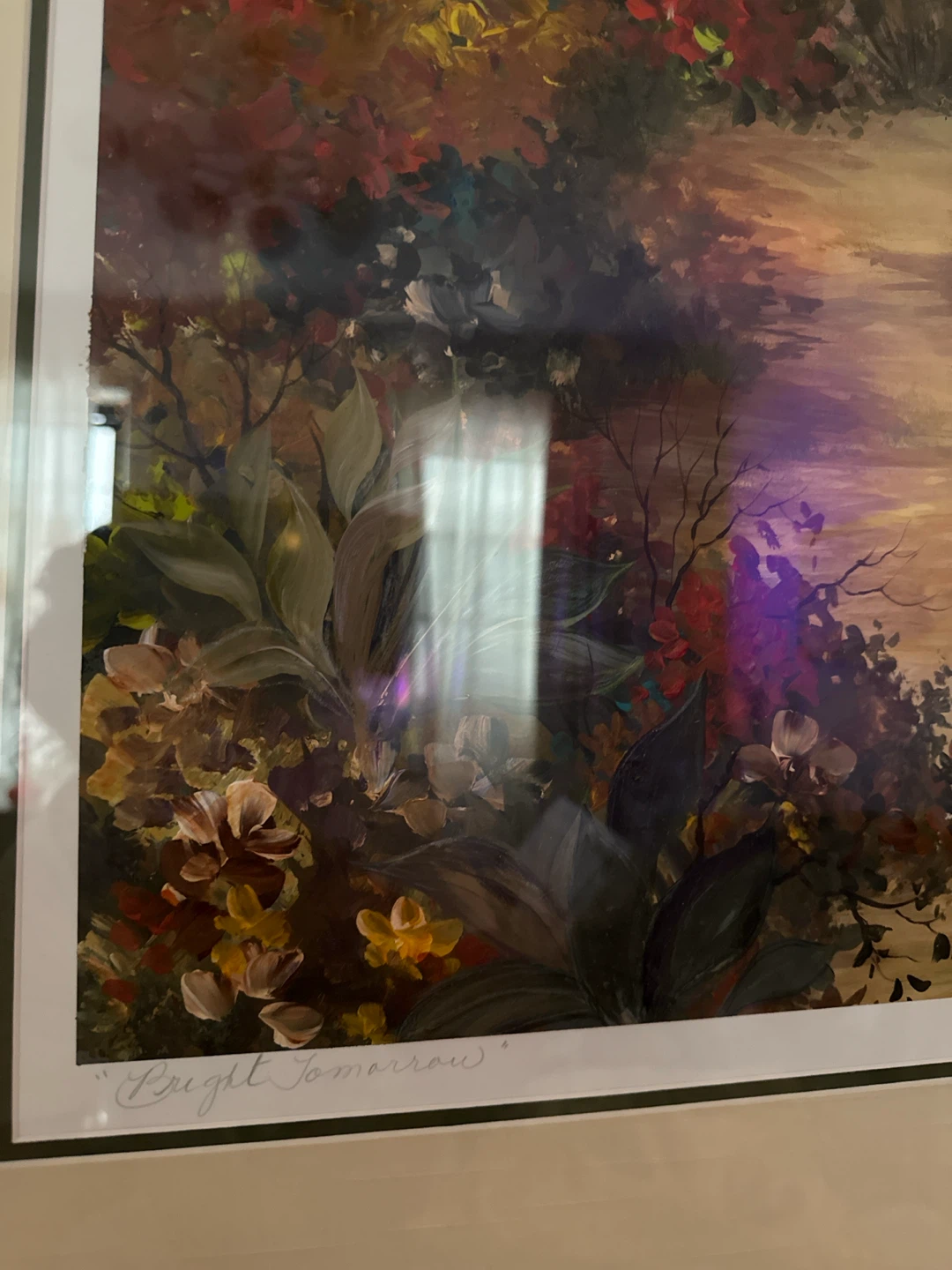 Signed "Bright Tomorrow" Framed Art - photo 2