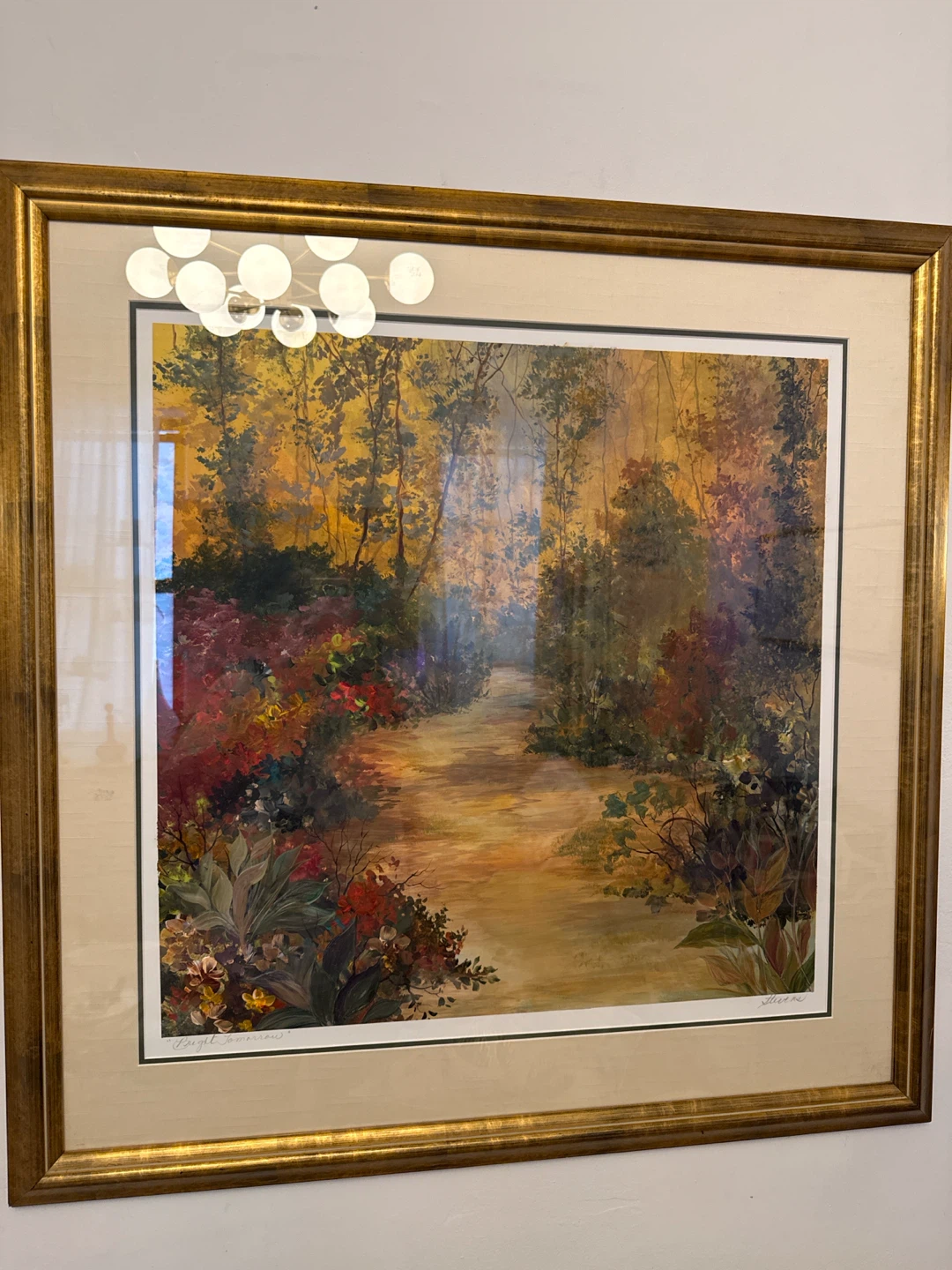 Signed "Bright Tomorrow" Framed Art - photo 4