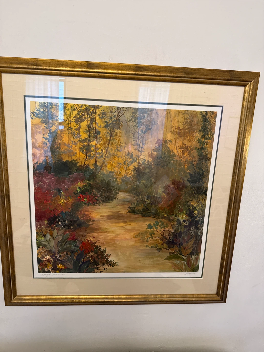 Signed "Bright Tomorrow" Framed Art - photo 5
