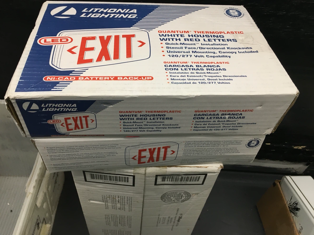 Lithonia Lighting Quantum Thermoplastic Exit Sign