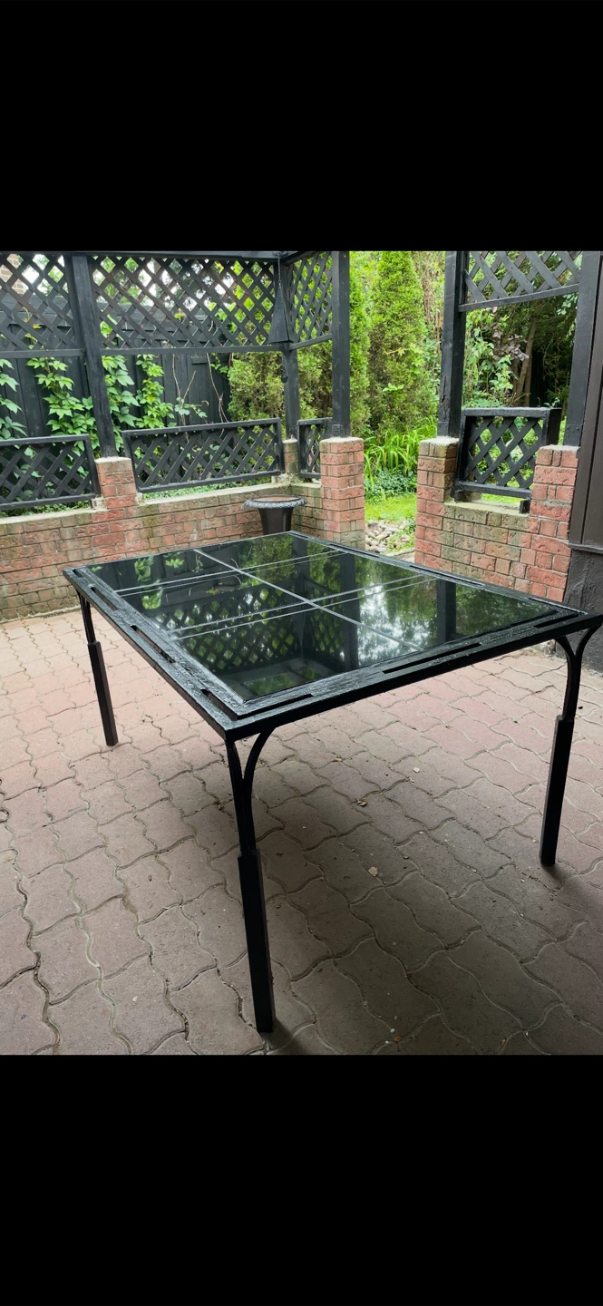 Patio table with granite top - photo 2
