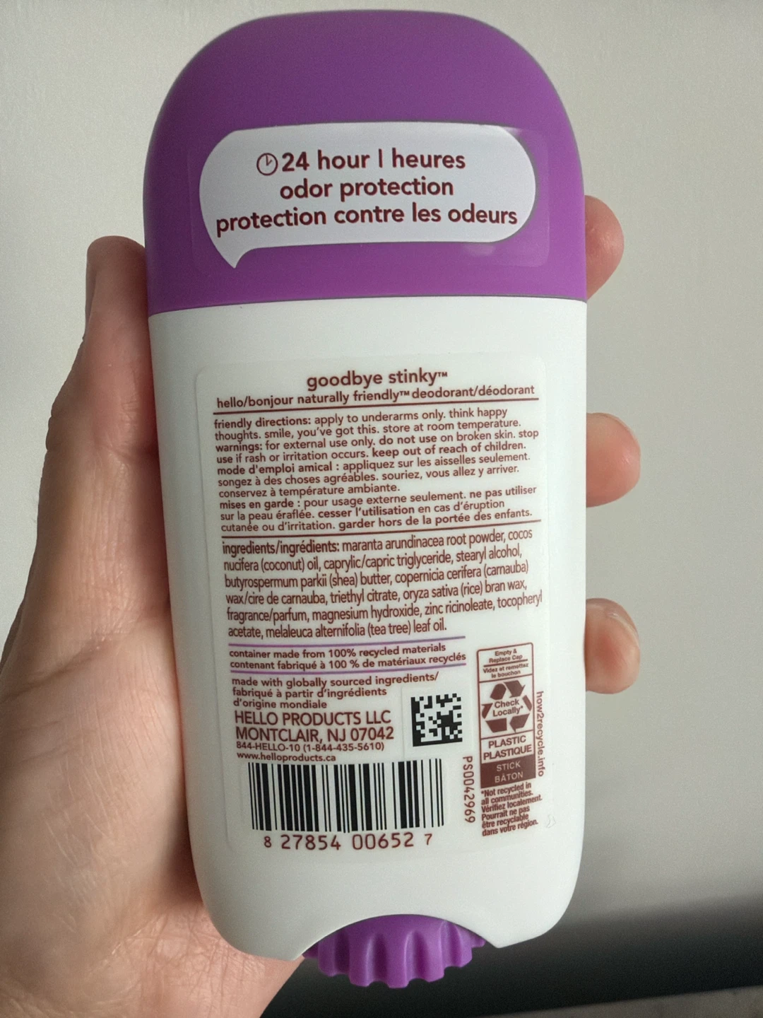 Hello Naturally Friendly Deodorant - photo 2