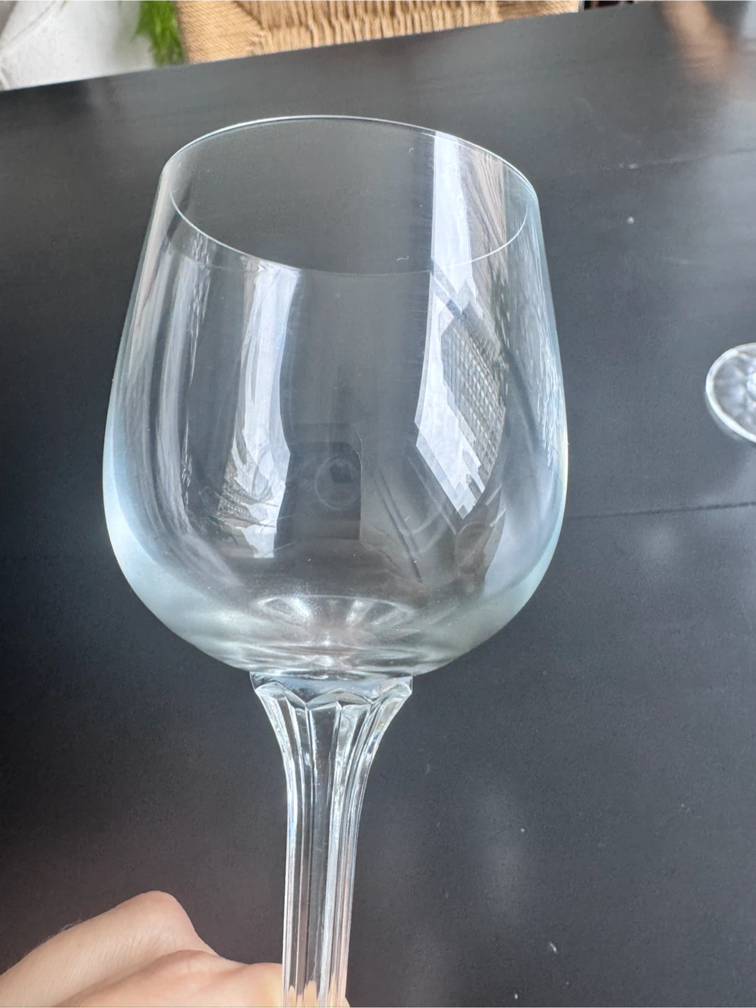 Set of 6 crystal wine glasses - photo 3