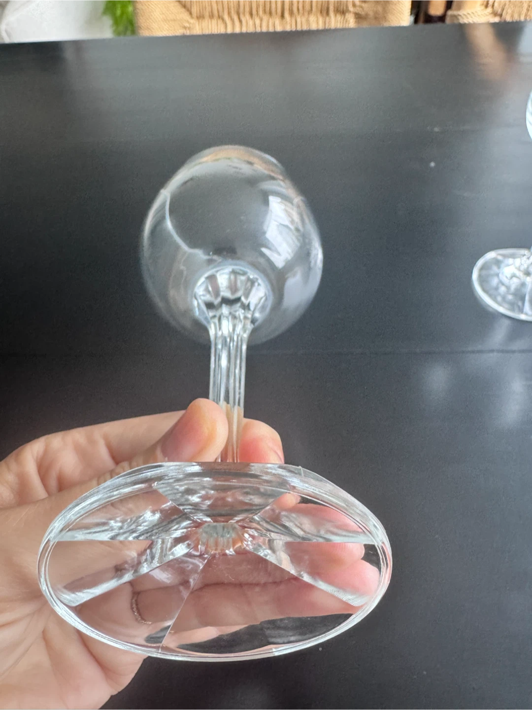 Set of 6 crystal wine glasses - photo 4