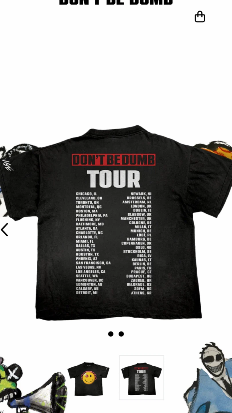 DON'T BE DUMB TOUR T-Shirt - photo 2
