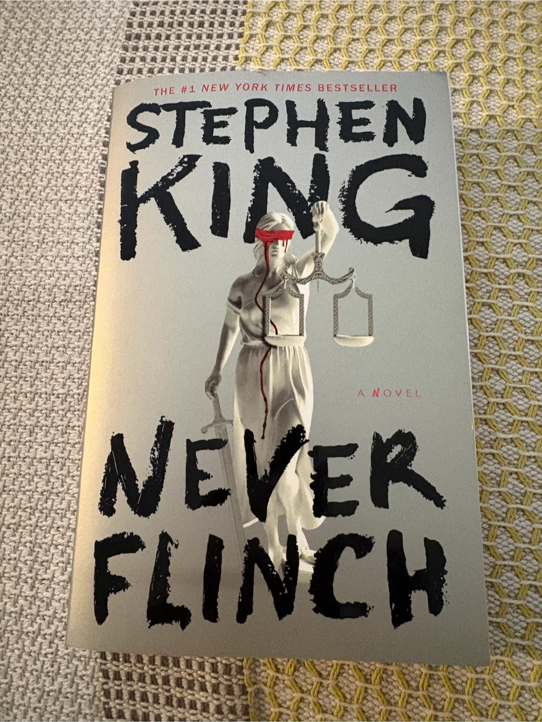 Stephen King "Never Flinch" A Novel Hardcover Book