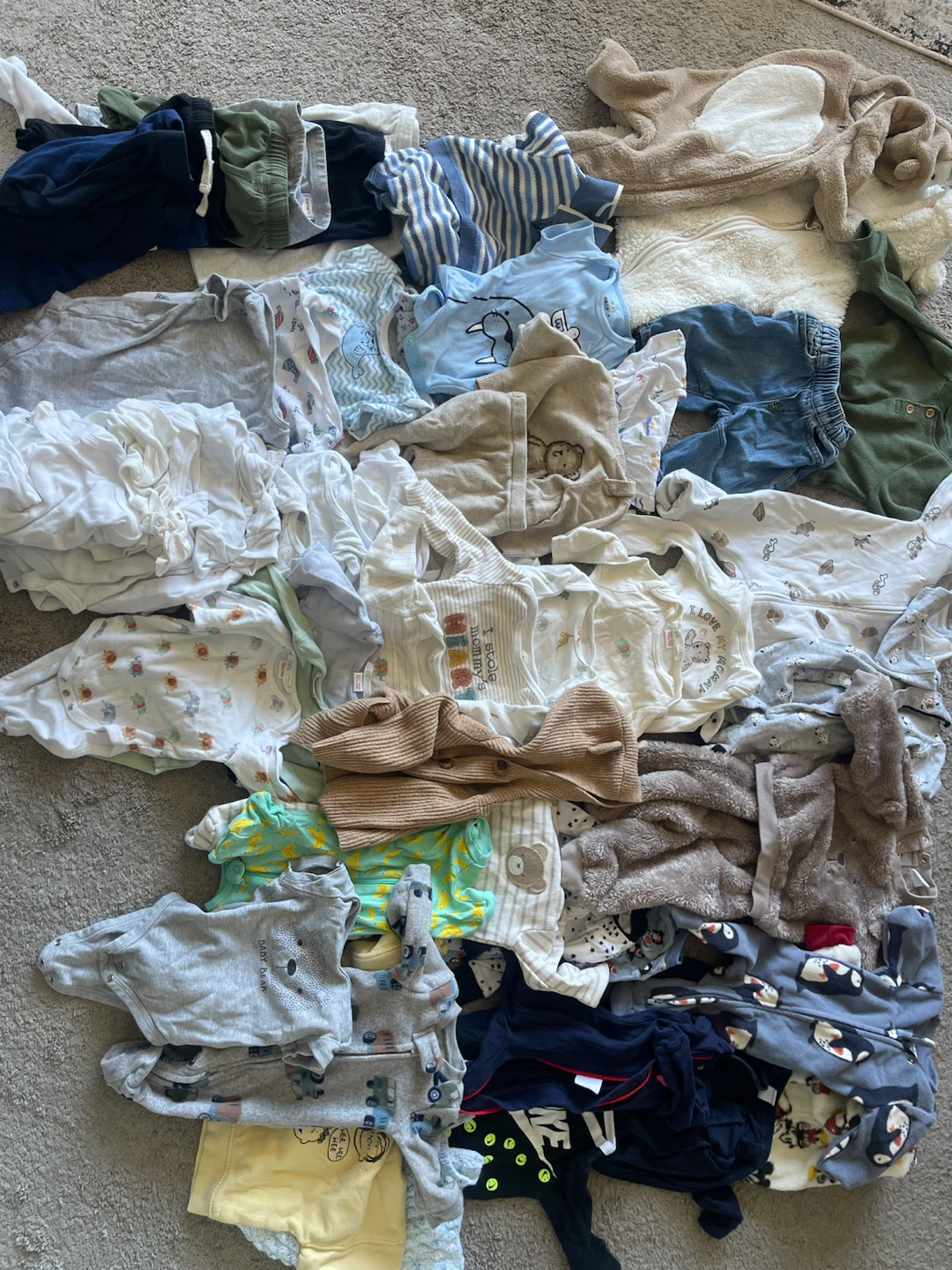 Baby Boy Clothing Lot (0–6 Months)
