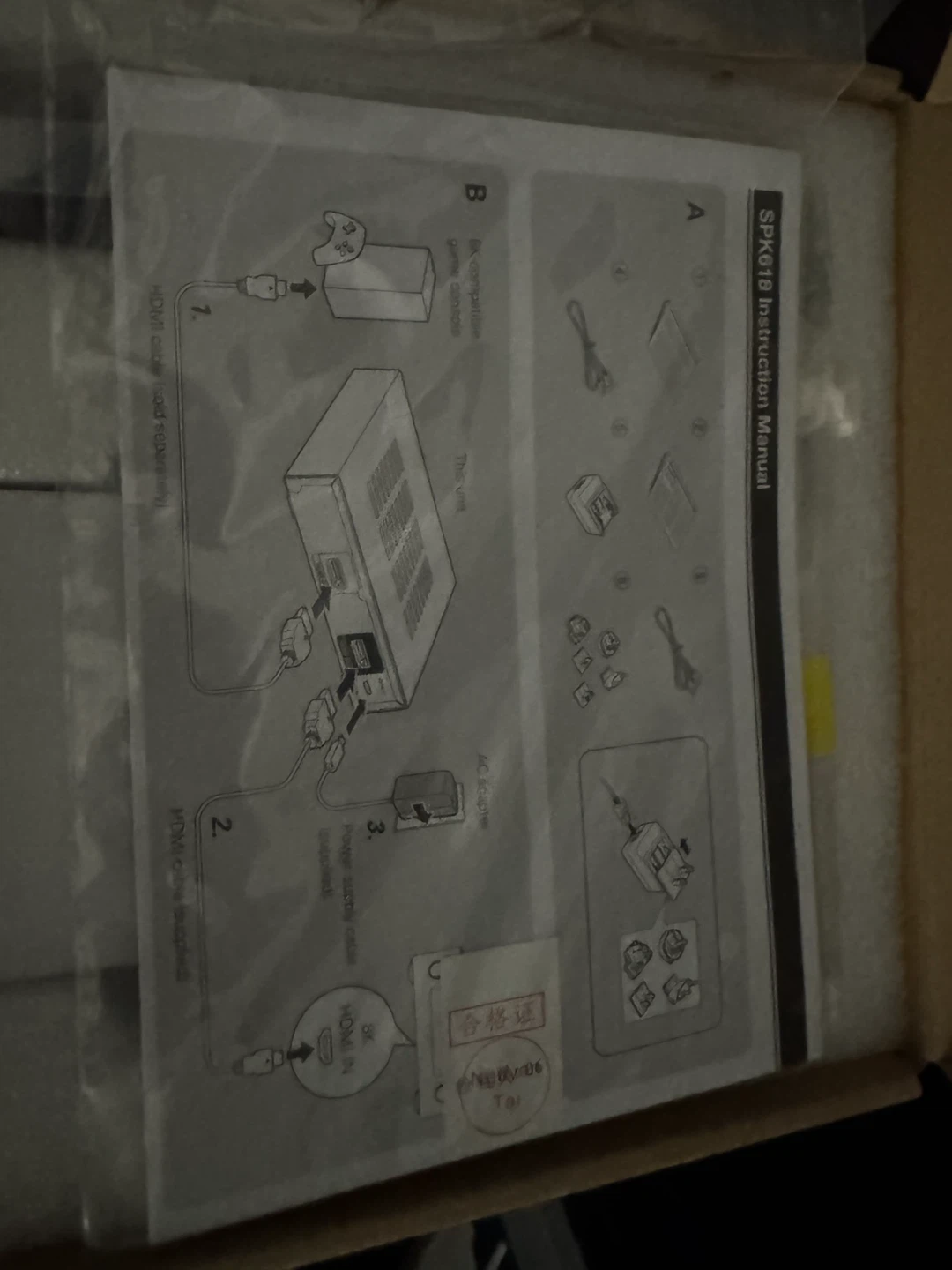 SPK410 Instruction Manual and Components