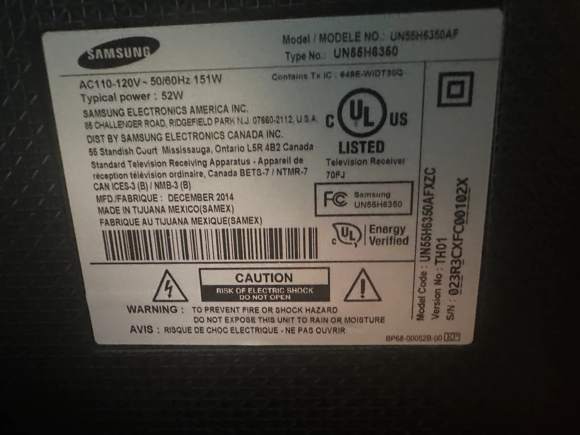 Samsung 55" Smart LED TV UN55H6350AF - photo 2
