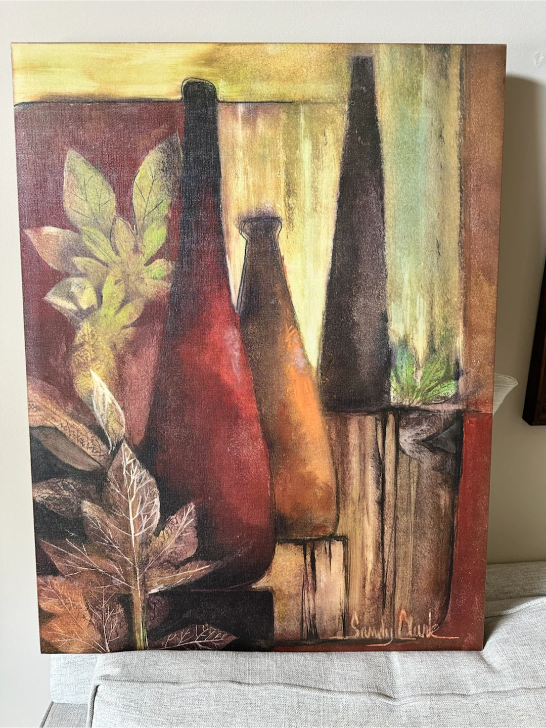 Sandy Clarke Still Life Bottles  wall art