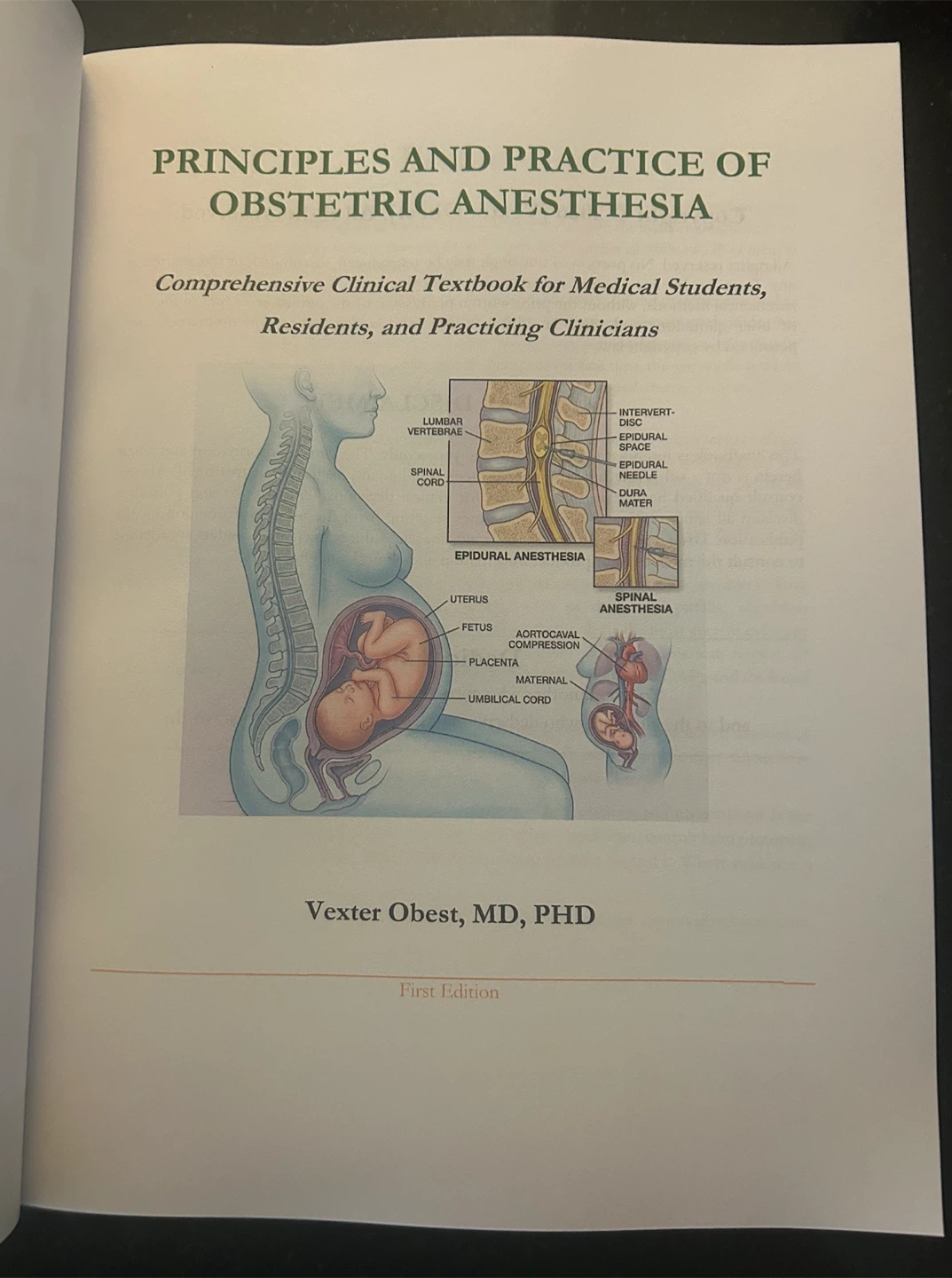 Principles and Practice of Obstetric Anesthesia Textbook - photo 2