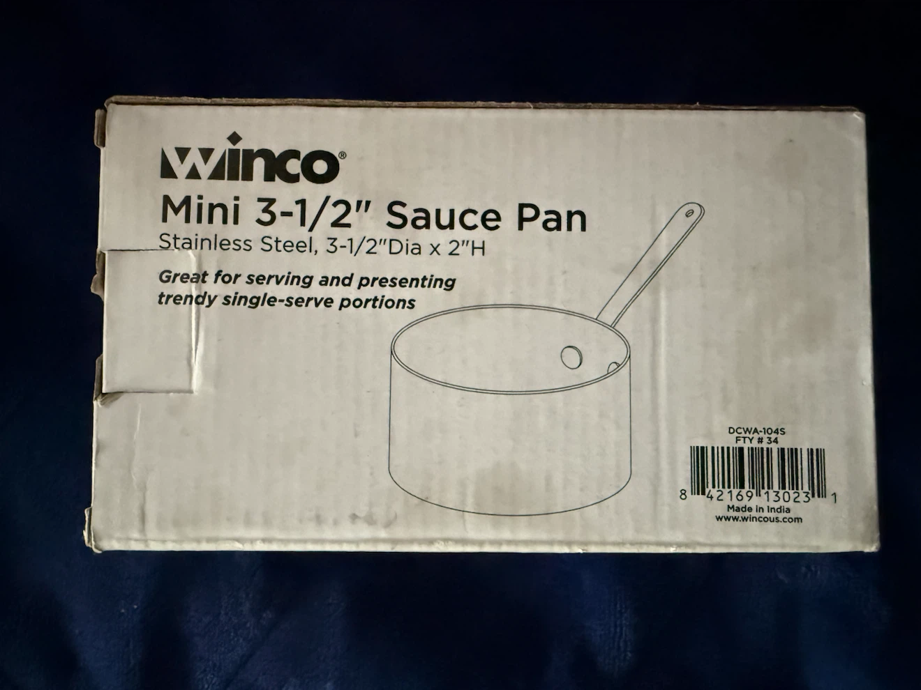 Winco Tri-Ply Mini Stainless Steel Sauce Pan (Induction Ready) - photo 4