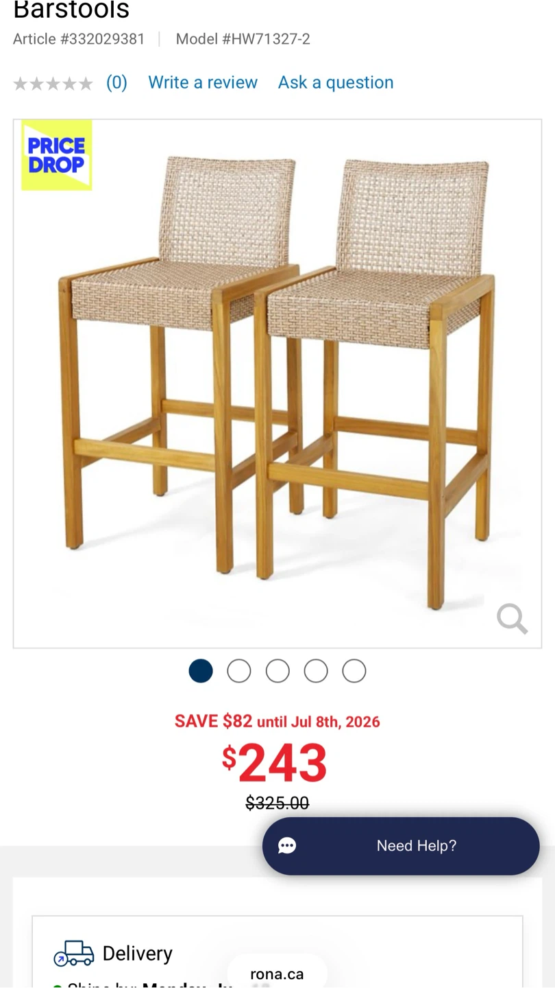 Barstools (Set of 2)