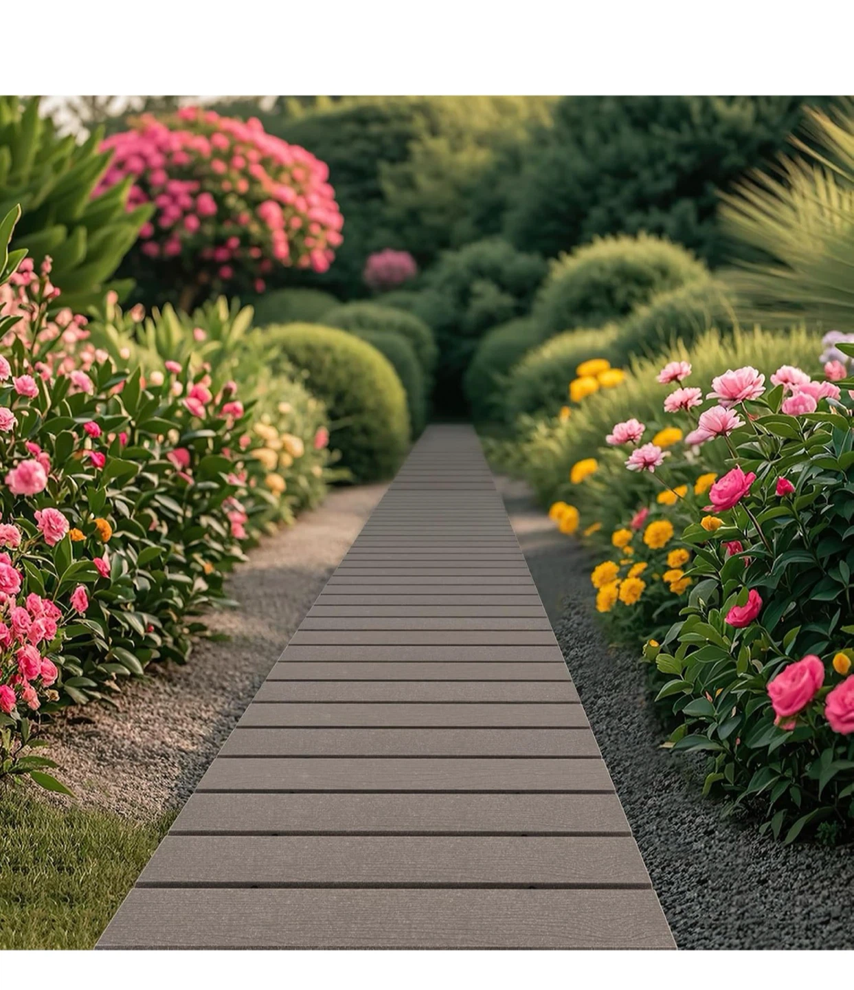 Giantex 8 FT Garden Pathway - Ash Gray - photo 3