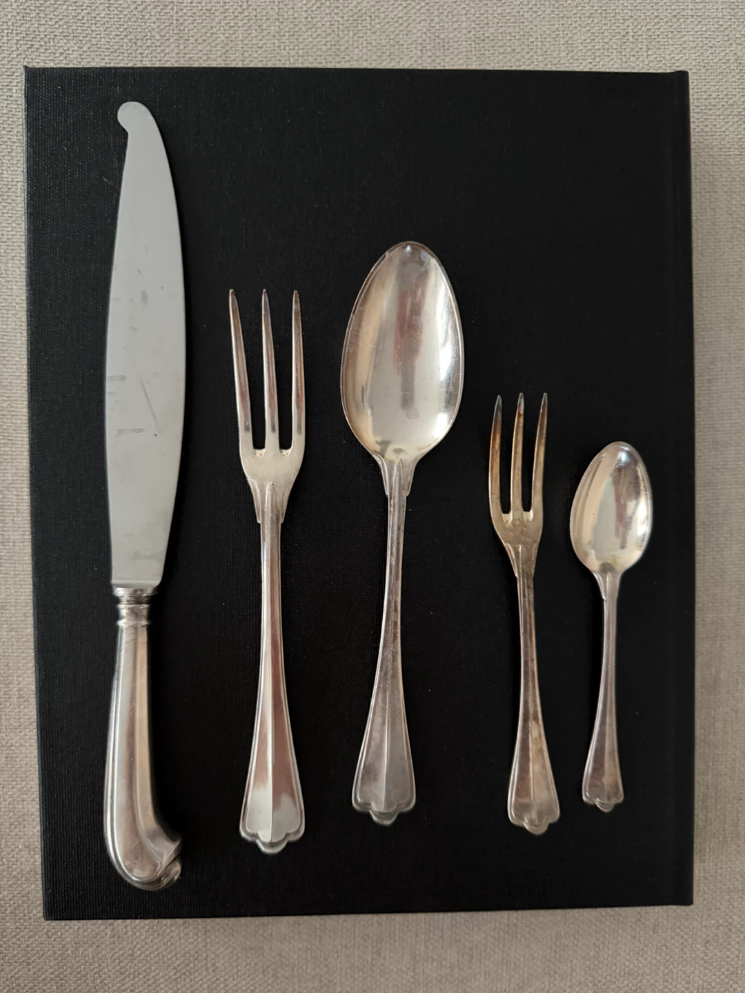 12 place setting Sambonet silver plated cutlery set