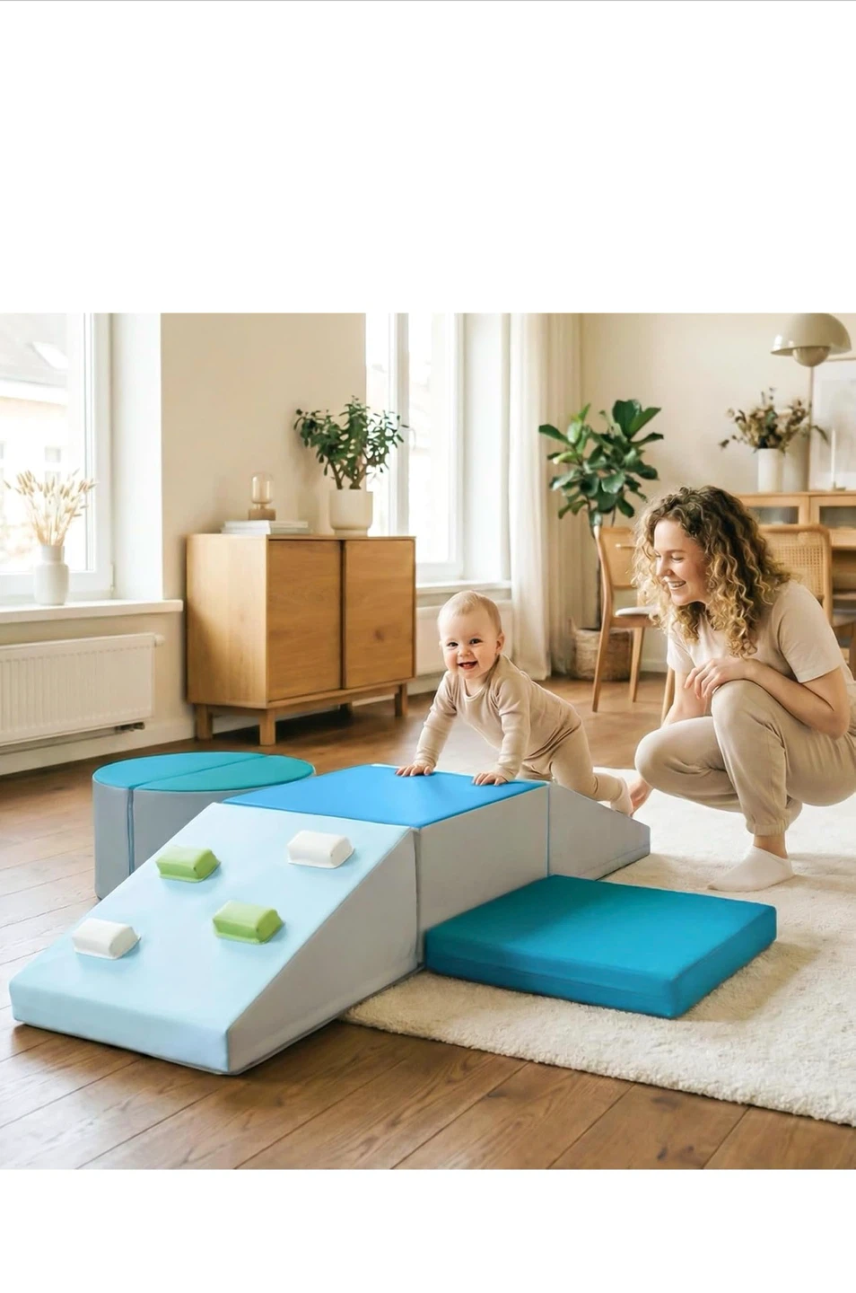OLAKIDS 6 Pieces Baby Foam Blocks Climbing Toys - photo 5