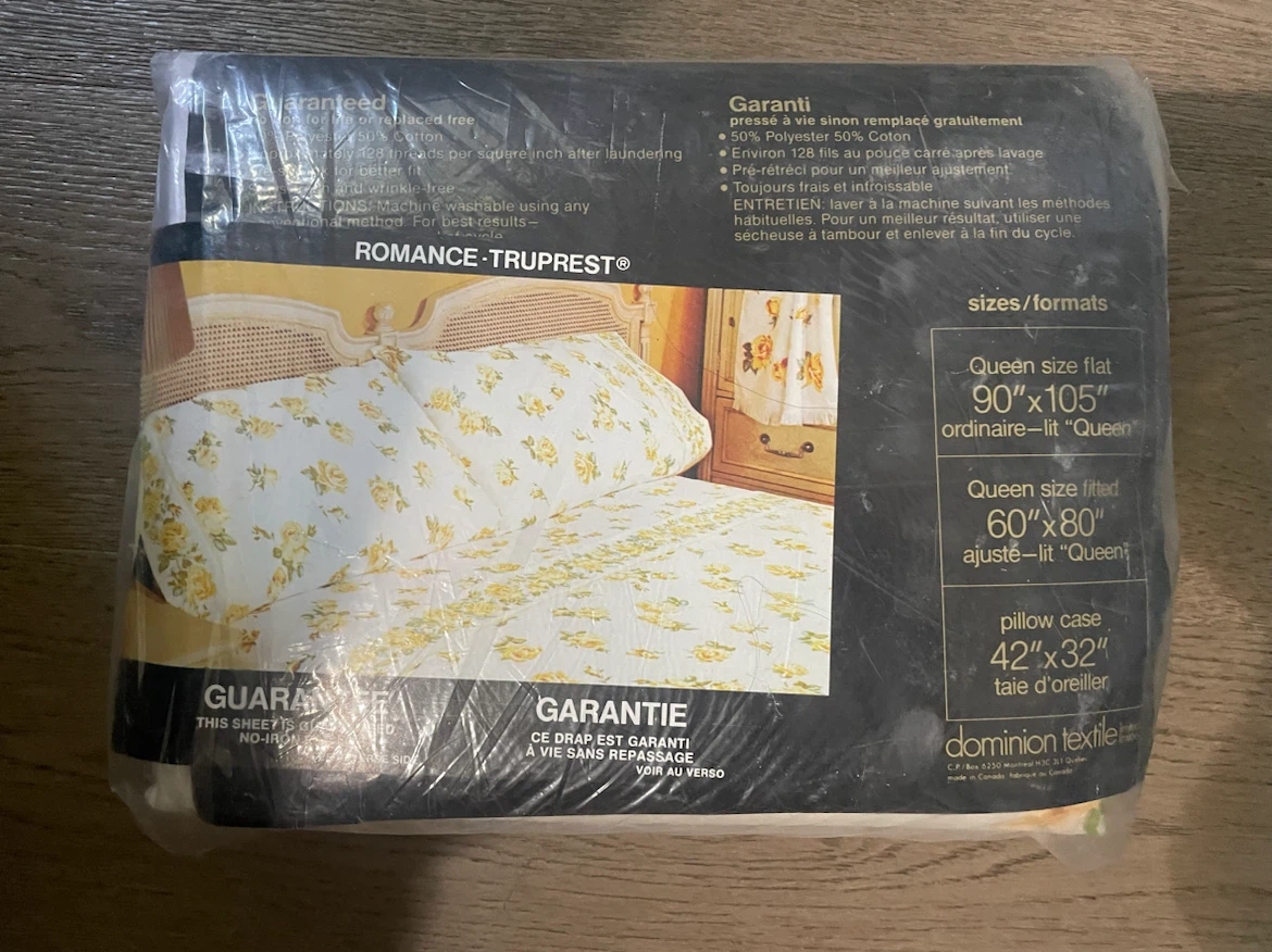 NEW! VINTAGE Queen Sheet Set - photo 2
