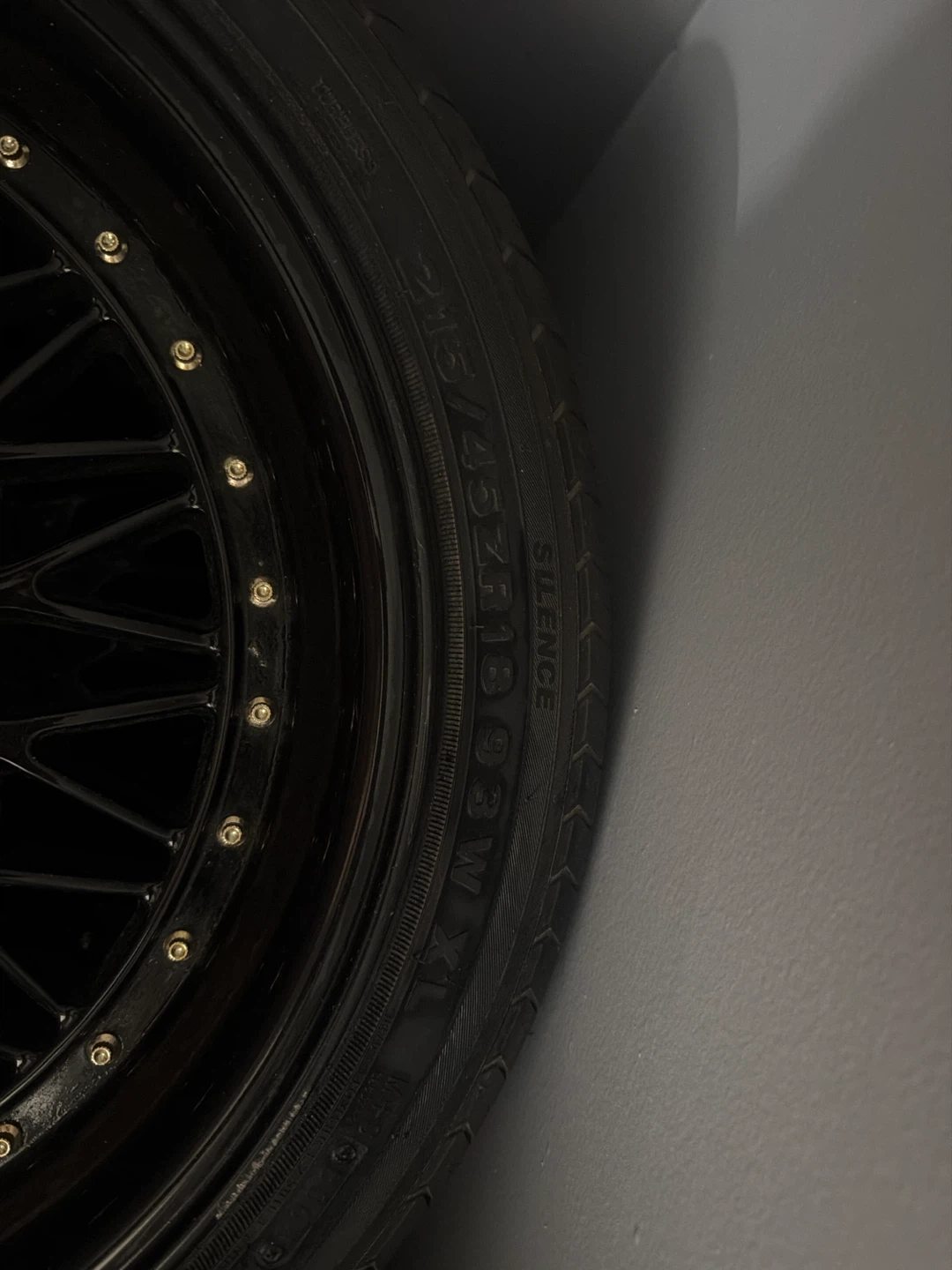 Black Rims and Tires Set - photo 3