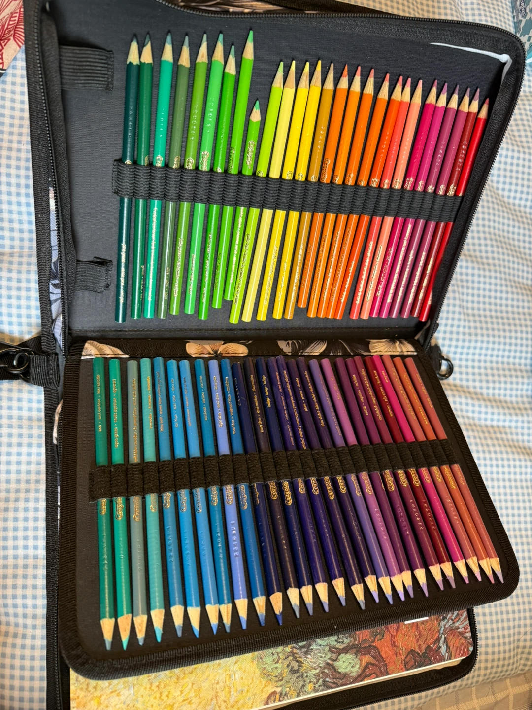 Colored Pencil Carrying Case with Coloured Pencils and Notebook - photo 2