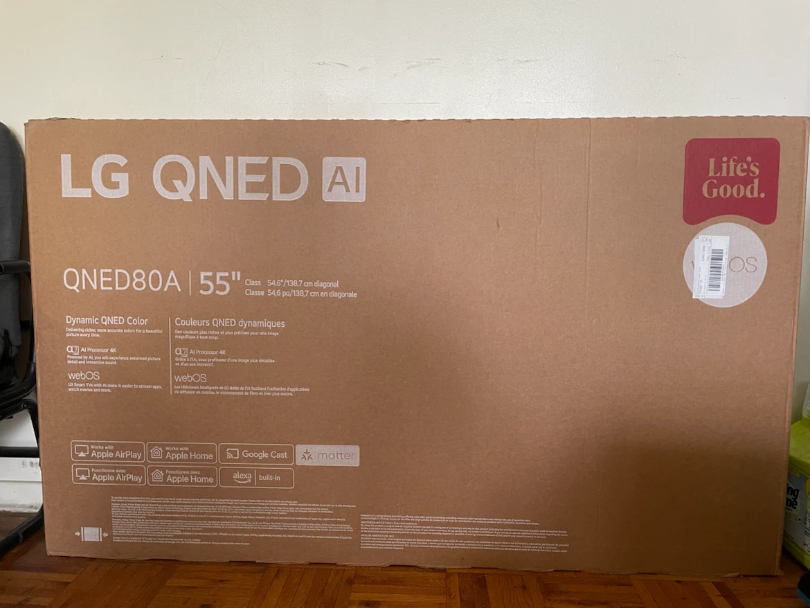 LG QNED 80A 55" AI TV