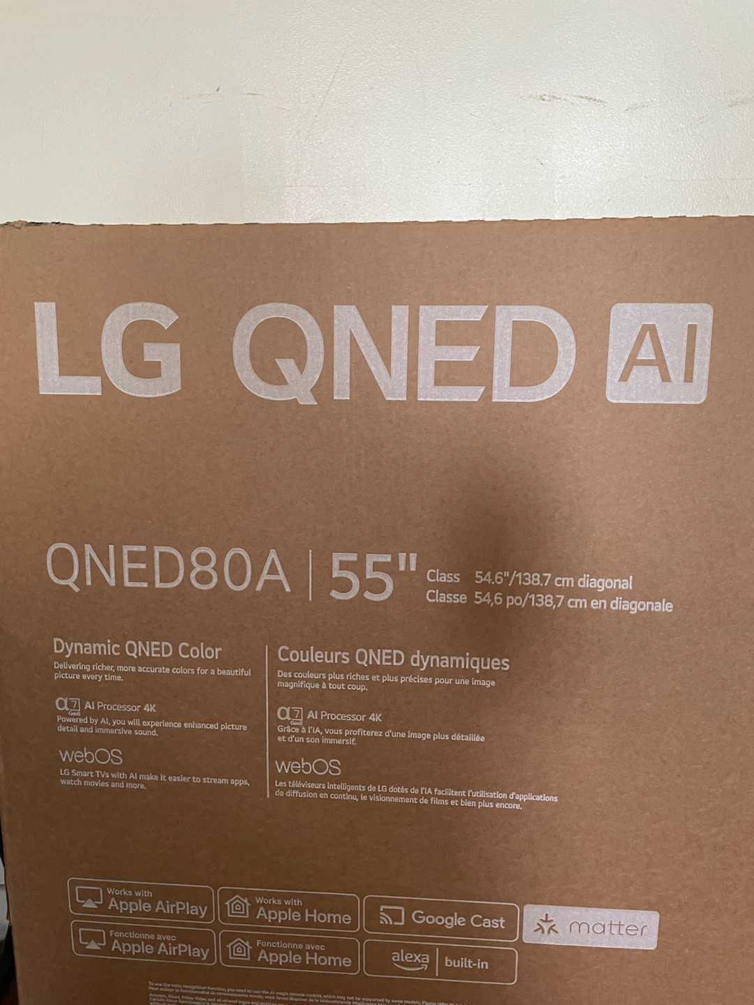 LG QNED 80A 55" AI TV - photo 2