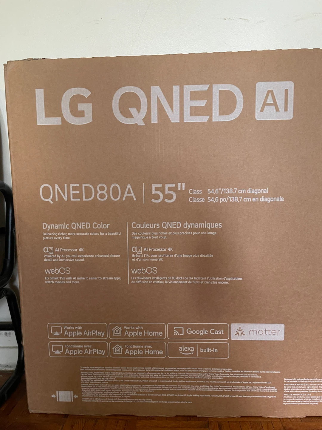 LG QNED 80A 55" AI TV - photo 3