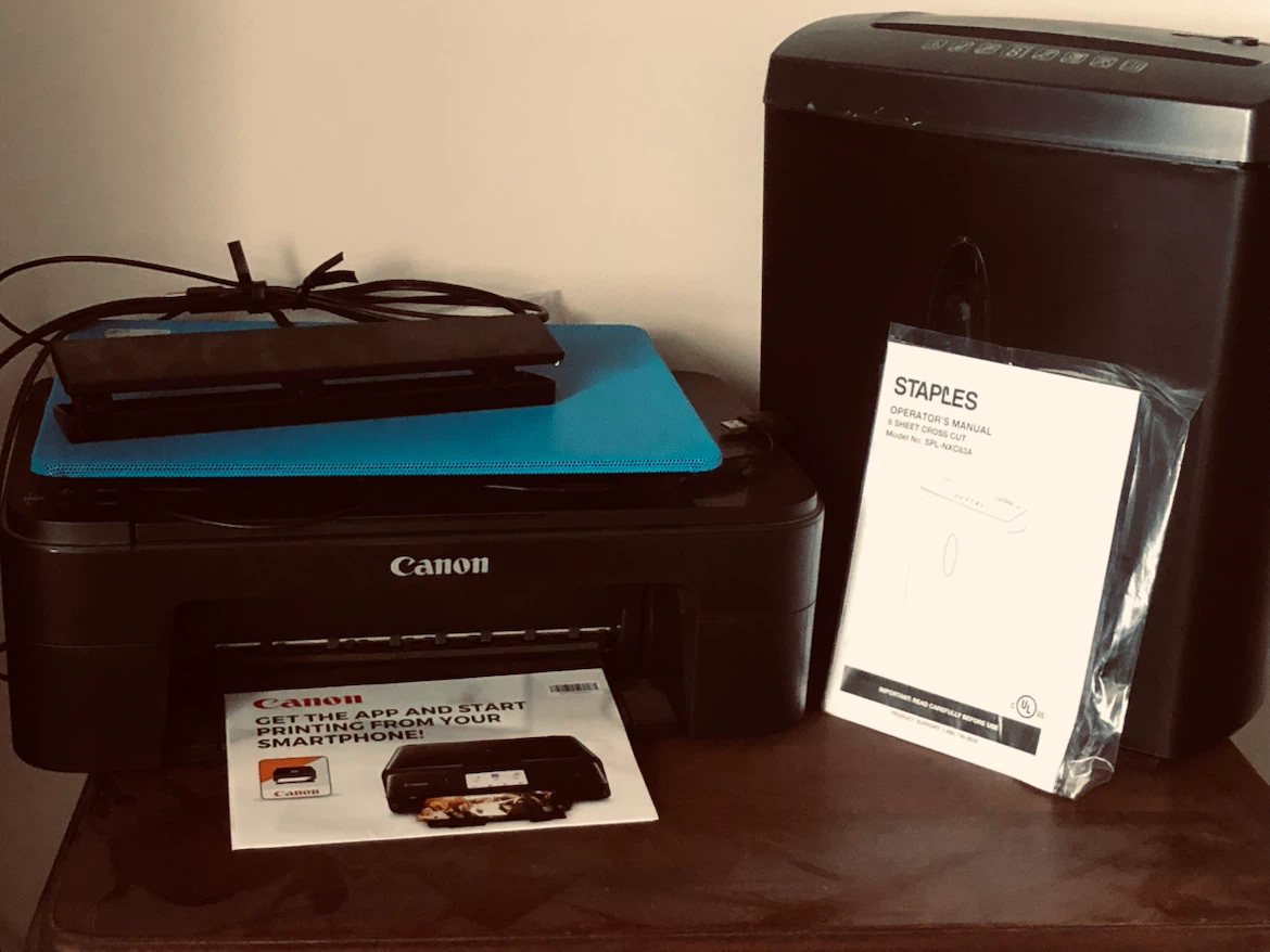 Canon Wireless Printer & Staples Shredder Bundle - photo 2