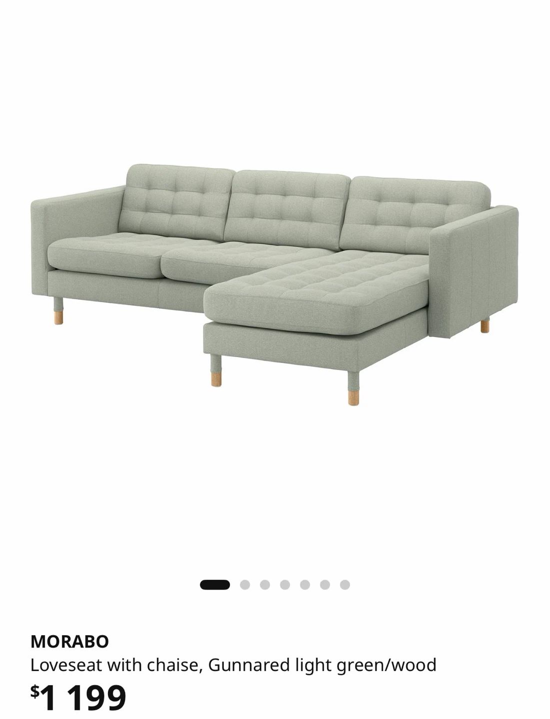 IKEA MORABO Sectional Sofa - Excellent Condition - photo 2