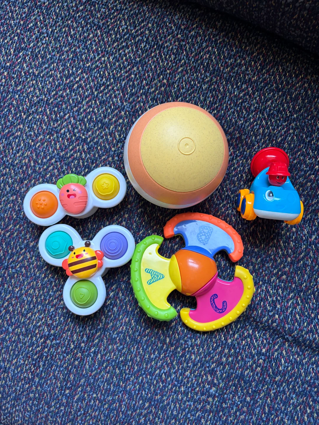 Assorted baby toys