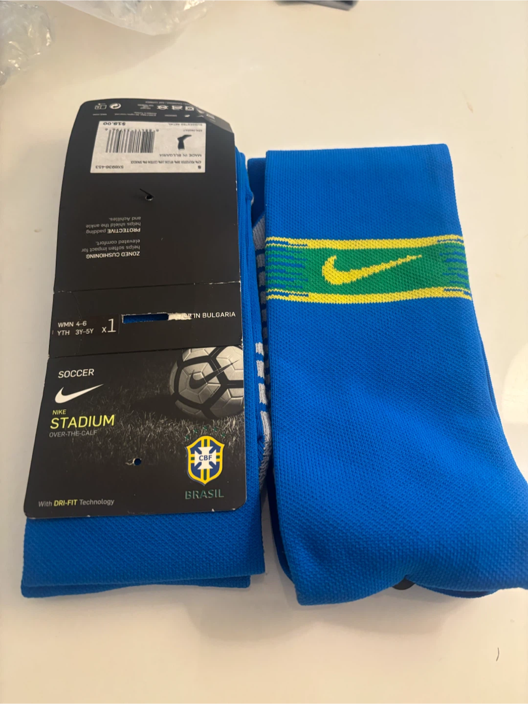 Nike Stadium Brazil Soccer Socks