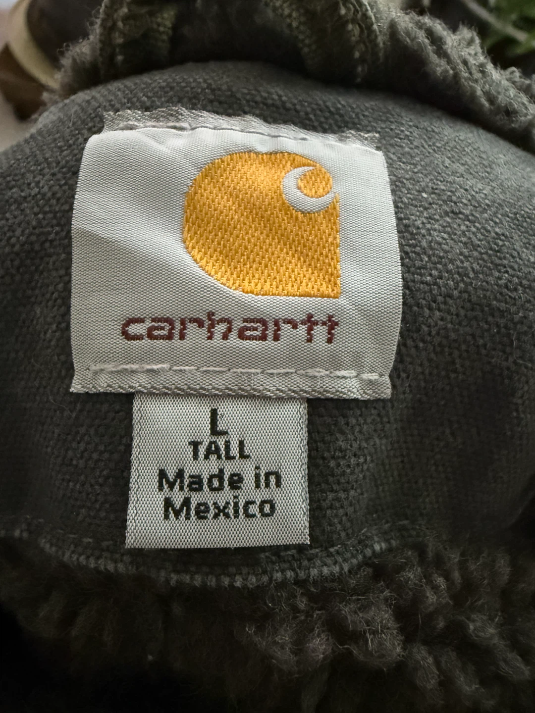 LINED CANVAS CARHARTT VEST