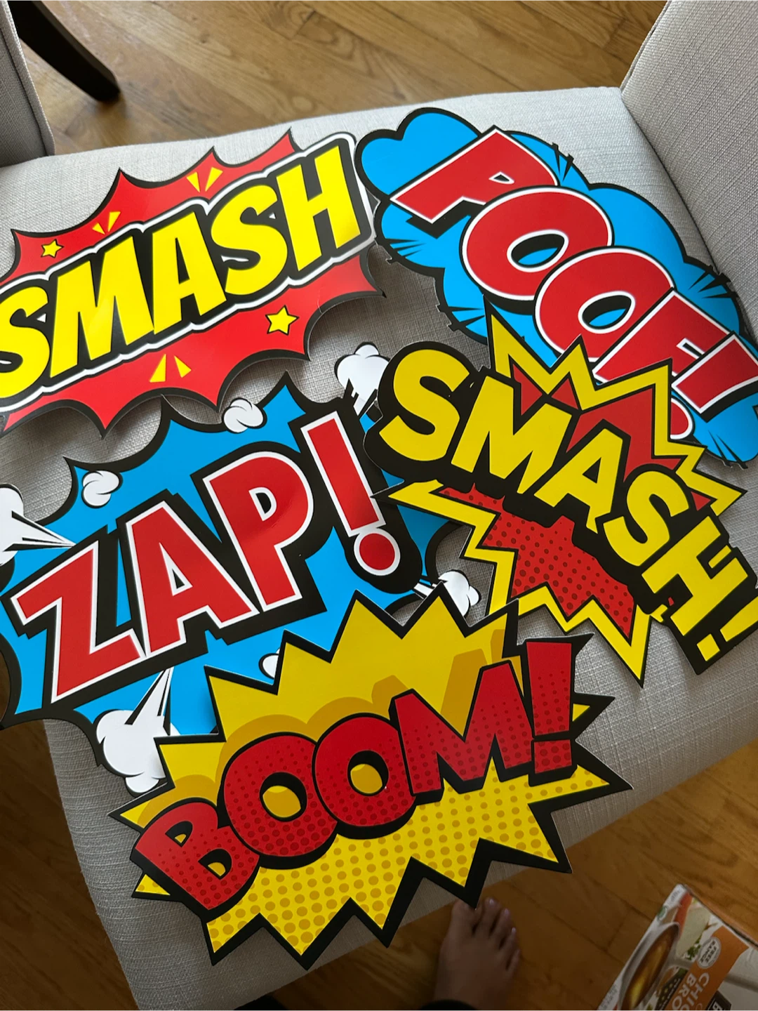 Superhero Comic Book Party Decor & Masks - photo 3