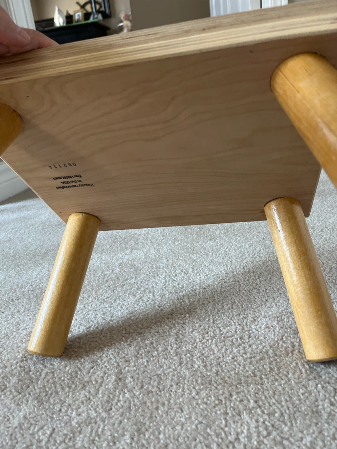 Wooden puzzle Step Stool Personalized Name 'Spencer' - photo 4