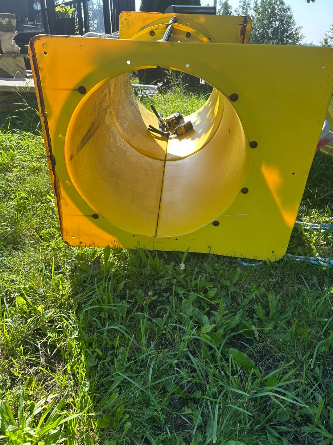 Yellow Playground Slide and Tube Set - photo 3