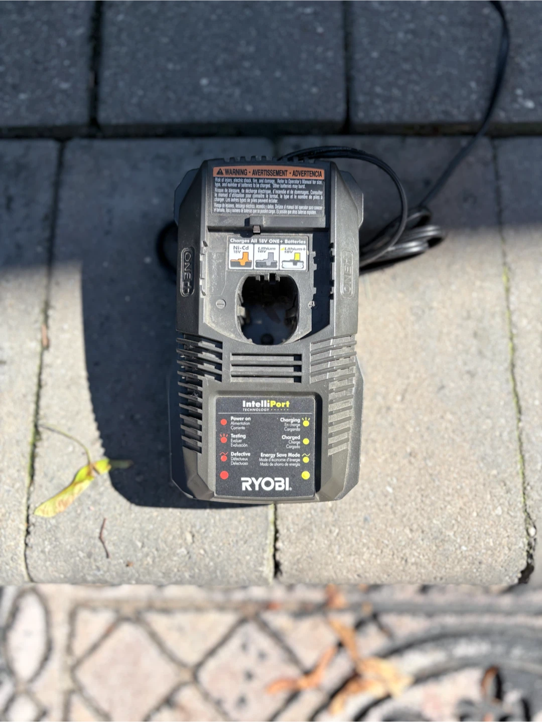 Ryobi ONE+ 18V IntelliPort Battery Charger