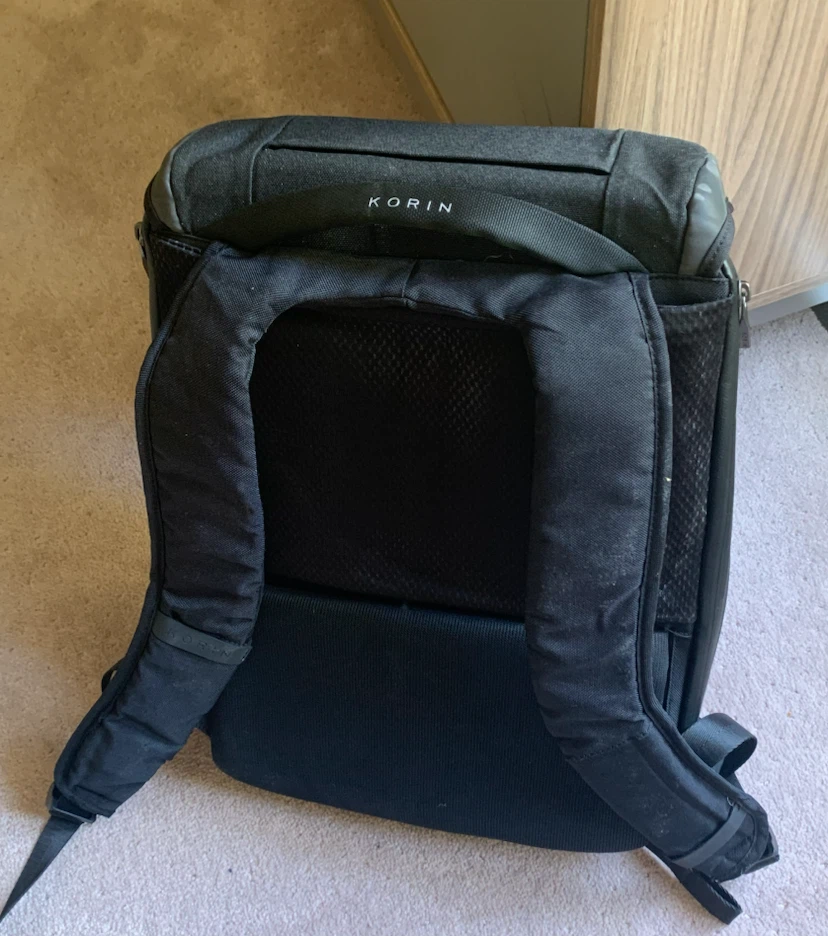 KORIN Black Waterproof Laptop Backpack with TSA Lock - photo 2