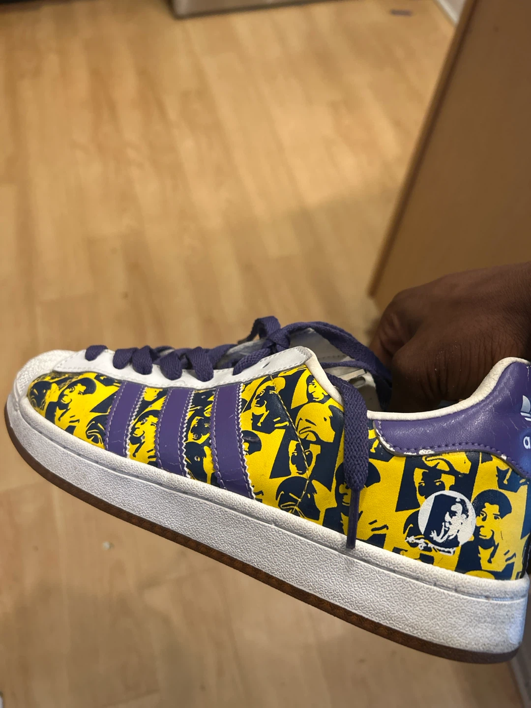 Adidas Superstar Andy Warhol "Expression" Sneakers Size 8 - photo 2