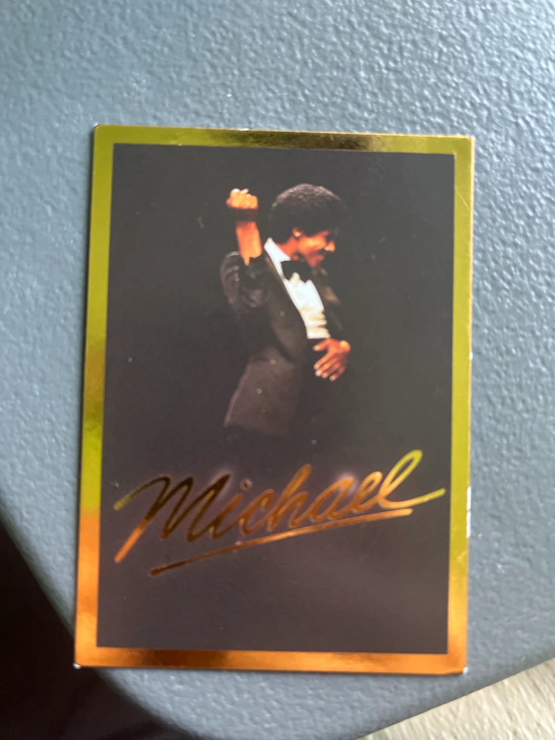 Michael Jackson Movie Card