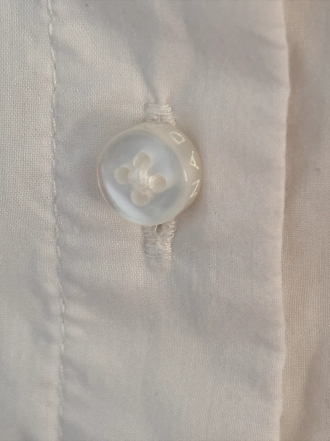 NADA White Puff Sleeve Button-Up Blouse Size 4 - photo 5
