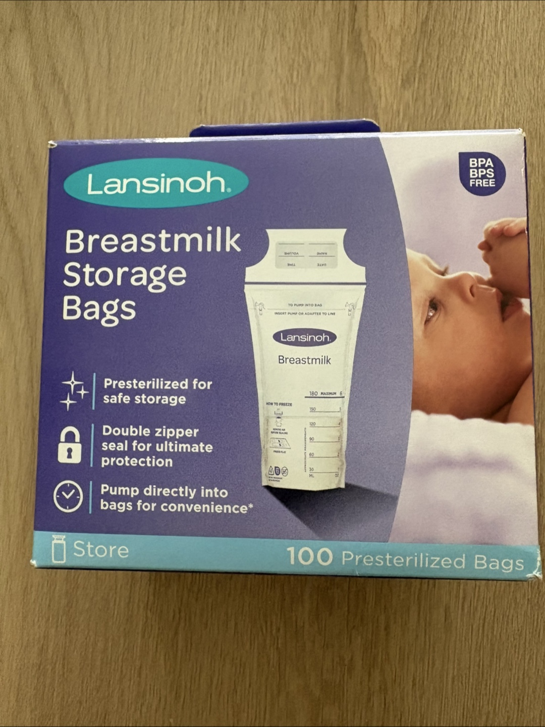Lansinoh Breastmilk Storage Bags - 100 Count