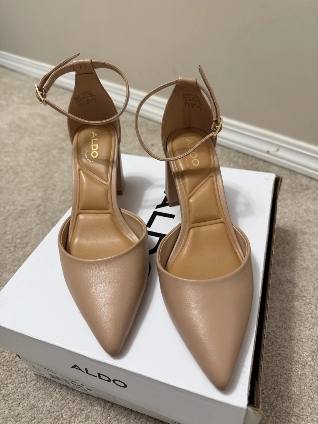 Aldo Women's Jan Pump Heels - Beige Leather - photo 2